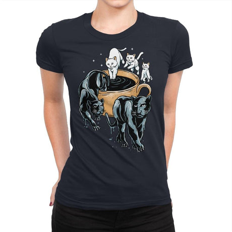 Unleash the Beast - Womens Premium T-Shirts RIPT Apparel Small / Midnight Navy