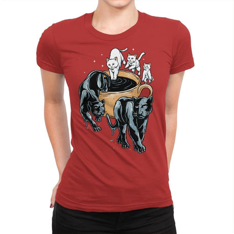 Unleash the Beast - Womens Premium T-Shirts RIPT Apparel Small / Red