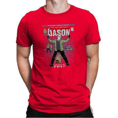 Unstoppable - Anytime - Mens Premium T-Shirts RIPT Apparel Small / Red