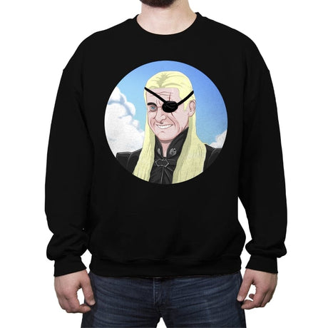 Ups! - Crew Neck Sweatshirt Crew Neck Sweatshirt RIPT Apparel Small / Black