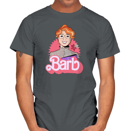 Upside Down Barb - Mens T-Shirts RIPT Apparel Small / Charcoal