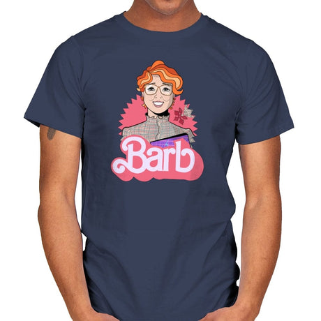 Upside Down Barb - Mens T-Shirts RIPT Apparel Small / Navy