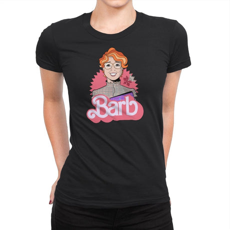 Upside Down Barb - Womens Premium T-Shirts RIPT Apparel Small / Black