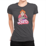 Upside Down Barb - Womens Premium T-Shirts RIPT Apparel Small / Heavy Metal
