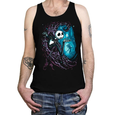 Upside Down Town - Tanktop Tanktop RIPT Apparel X-Small / Black