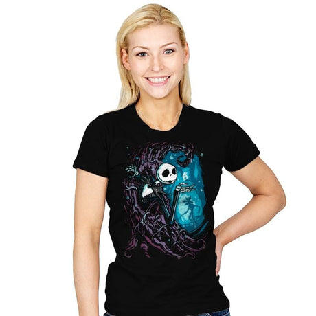 Upside Down Town - Womens T-Shirts RIPT Apparel