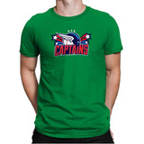 USA Captains - Star-Spangled - Mens Premium T-Shirts RIPT Apparel Small / Kelly Green