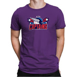 USA Captains - Star-Spangled - Mens Premium T-Shirts RIPT Apparel Small / Purple Rush
