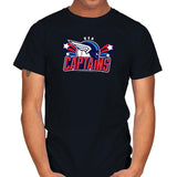 USA Captains - Star-Spangled - Mens T-Shirts RIPT Apparel Small / Black