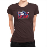 USA Captains - Star-Spangled - Womens Premium T-Shirts RIPT Apparel Small / Dark Chocolate