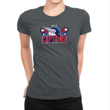 USA Captains - Star-Spangled - Womens Premium T-Shirts RIPT Apparel Small / Heavy Metal