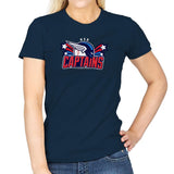 USA Captains - Star-Spangled - Womens T-Shirts RIPT Apparel Small / Navy