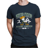 USA Street Fighting - Mens Premium T-Shirts RIPT Apparel Small / Indigo