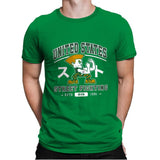USA Street Fighting - Mens Premium T-Shirts RIPT Apparel Small / Kelly Green