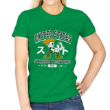 USA Street Fighting - Womens T-Shirts RIPT Apparel Small / Irish Green