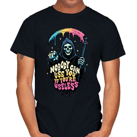 Useless Reaper - Mens T-Shirts RIPT Apparel Small / Black
