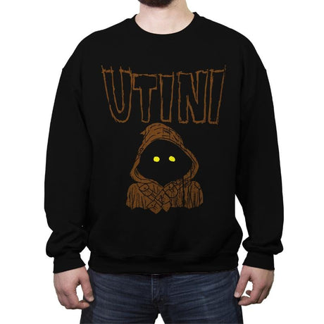 Utini!!! - Crew Neck Sweatshirt Crew Neck Sweatshirt RIPT Apparel Small / Black