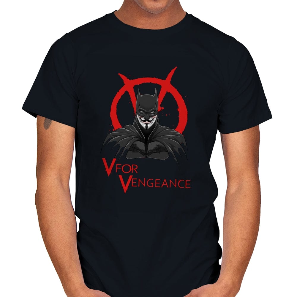 V for Vengeance - Mens T-Shirts RIPT Apparel Small / Black