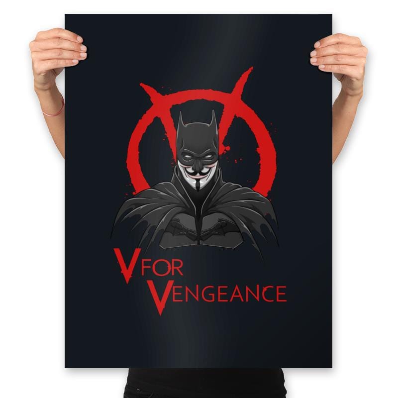 V for Vengeance - Prints Posters RIPT Apparel 18x24 / Black