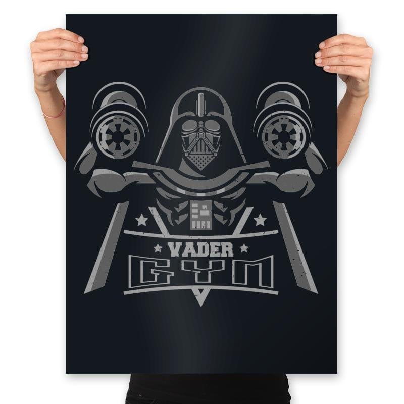 Vader Gym - Prints Posters RIPT Apparel 18x24 / Black