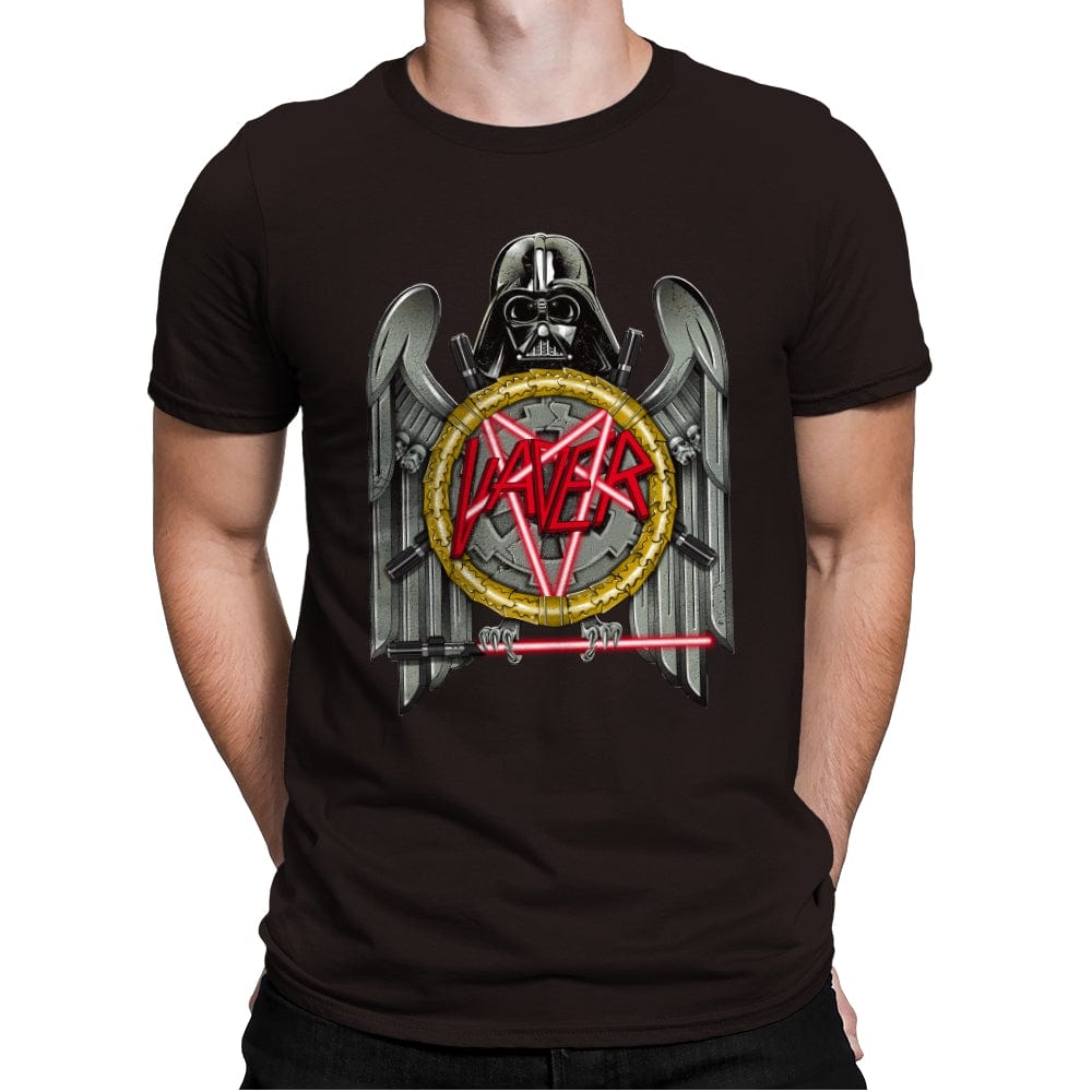 VADER OF DEATH - Anytime - Mens Premium T-Shirts RIPT Apparel Small / Dark Chocolate