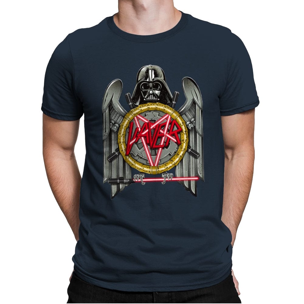 VADER OF DEATH - Anytime - Mens Premium T-Shirts RIPT Apparel Small / Indigo