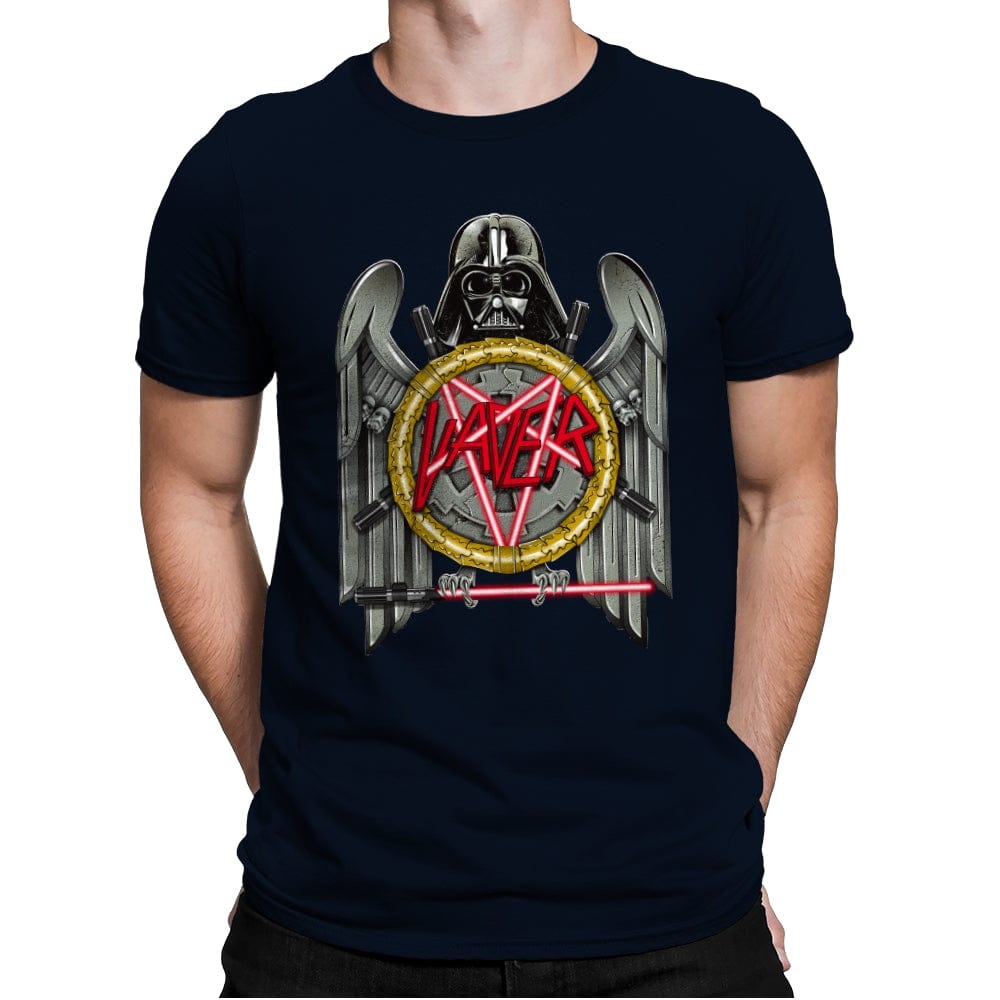 VADER OF DEATH - Anytime - Mens Premium T-Shirts RIPT Apparel Small / Midnight Navy