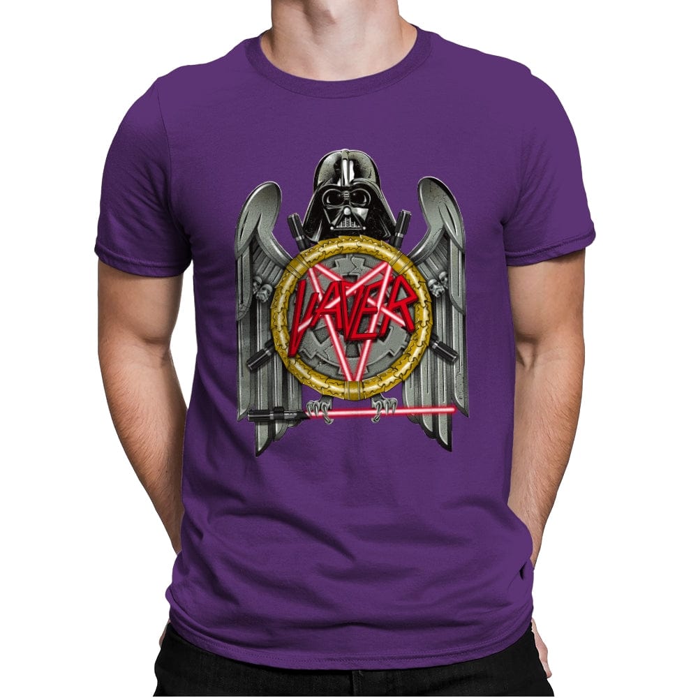 VADER OF DEATH - Anytime - Mens Premium T-Shirts RIPT Apparel Small / Purple Rush
