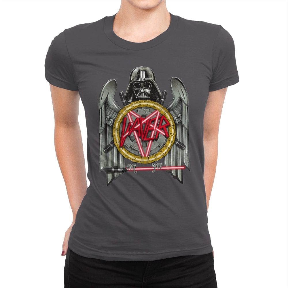 VADER OF DEATH - Anytime - Womens Premium T-Shirts RIPT Apparel Small / Heavy Metal