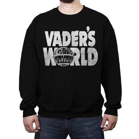 Vader's World - Crew Neck Sweatshirt Crew Neck Sweatshirt RIPT Apparel Small / Black