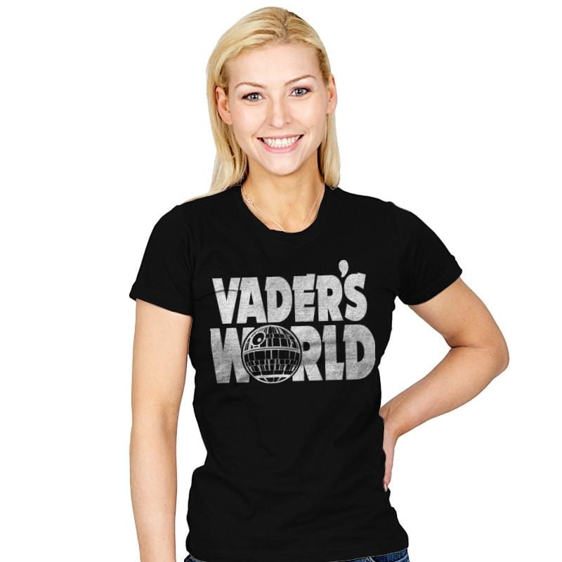 Vader's World - Womens T-Shirts RIPT Apparel Small / Black