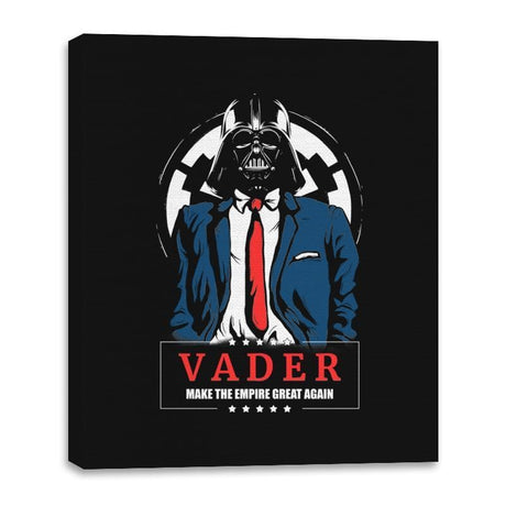 Vader Trump - Canvas Wraps Canvas Wraps RIPT Apparel 16x20 / Black