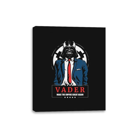 Vader Trump - Canvas Wraps Canvas Wraps RIPT Apparel 8x10 / Black
