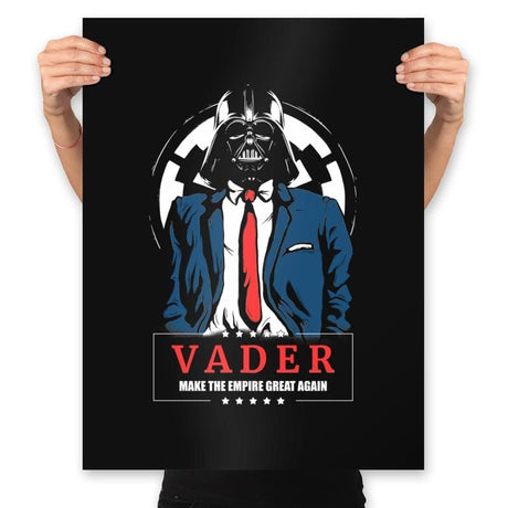 Vader Trump - Prints Posters RIPT Apparel 18x24 / Black