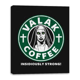 Valak Coffee - Canvas Wraps Canvas Wraps RIPT Apparel 16x20 / Black