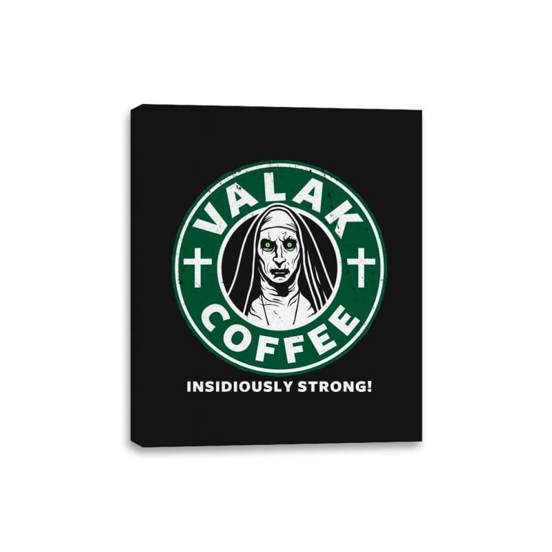 Valak Coffee - Canvas Wraps Canvas Wraps RIPT Apparel 8x10 / Black