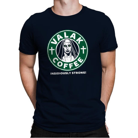 Valak Coffee - Mens Premium T-Shirts RIPT Apparel Small / Midnight Navy