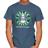 Valak Coffee - Mens T-Shirts RIPT Apparel Small / Indigo Blue