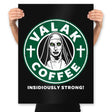 Valak Coffee - Prints Posters RIPT Apparel 18x24 / Black