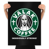 Valak Coffee - Prints Posters RIPT Apparel 18x24 / Black