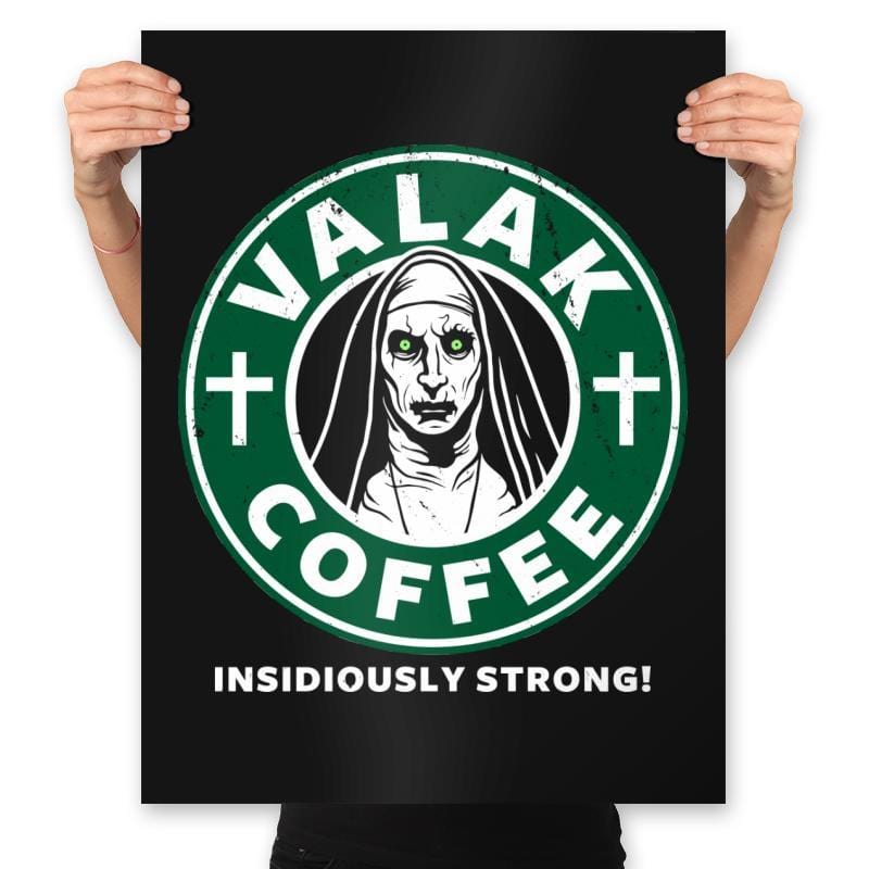 Valak Coffee - Prints Posters RIPT Apparel 18x24 / Black