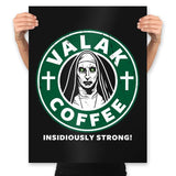 Valak Coffee - Prints Posters RIPT Apparel 18x24 / Black