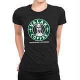 Valak Coffee - Womens Premium T-Shirts RIPT Apparel Small / Black