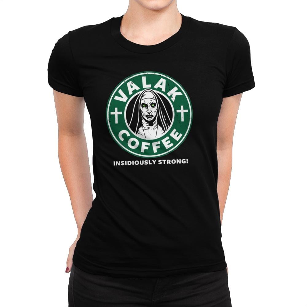 Valak Coffee - Womens Premium T-Shirts RIPT Apparel Small / Indigo
