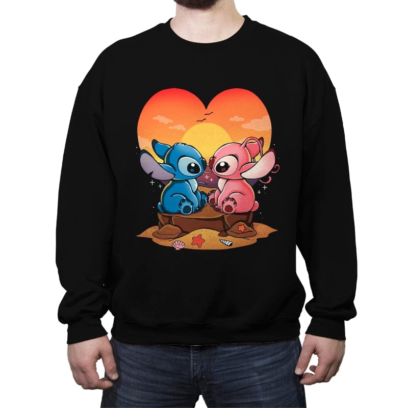 Valentine Experiment - Crew Neck Sweatshirt Crew Neck Sweatshirt RIPT Apparel Small / Black
