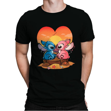 Valentine Experiment - Mens Premium T-Shirts RIPT Apparel Small / Black