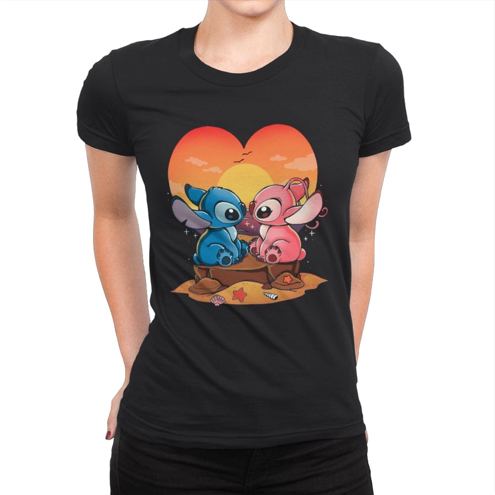 Valentine Experiment - Womens Premium T-Shirts RIPT Apparel Small / Black