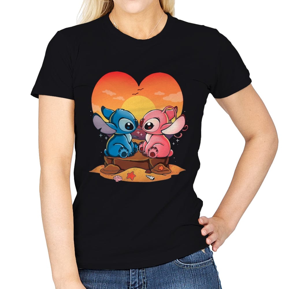 Valentine Experiment - Womens T-Shirts RIPT Apparel Small / Black