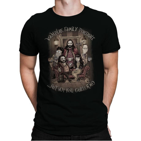 Vampire Family Portrait - Mens Premium T-Shirts RIPT Apparel Small / Black