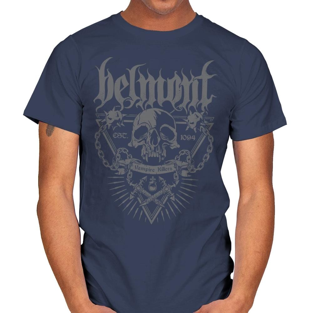 Vampire Hunters - Anytime - Mens T-Shirts RIPT Apparel Small / Navy